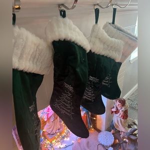 Christmas Stockings green